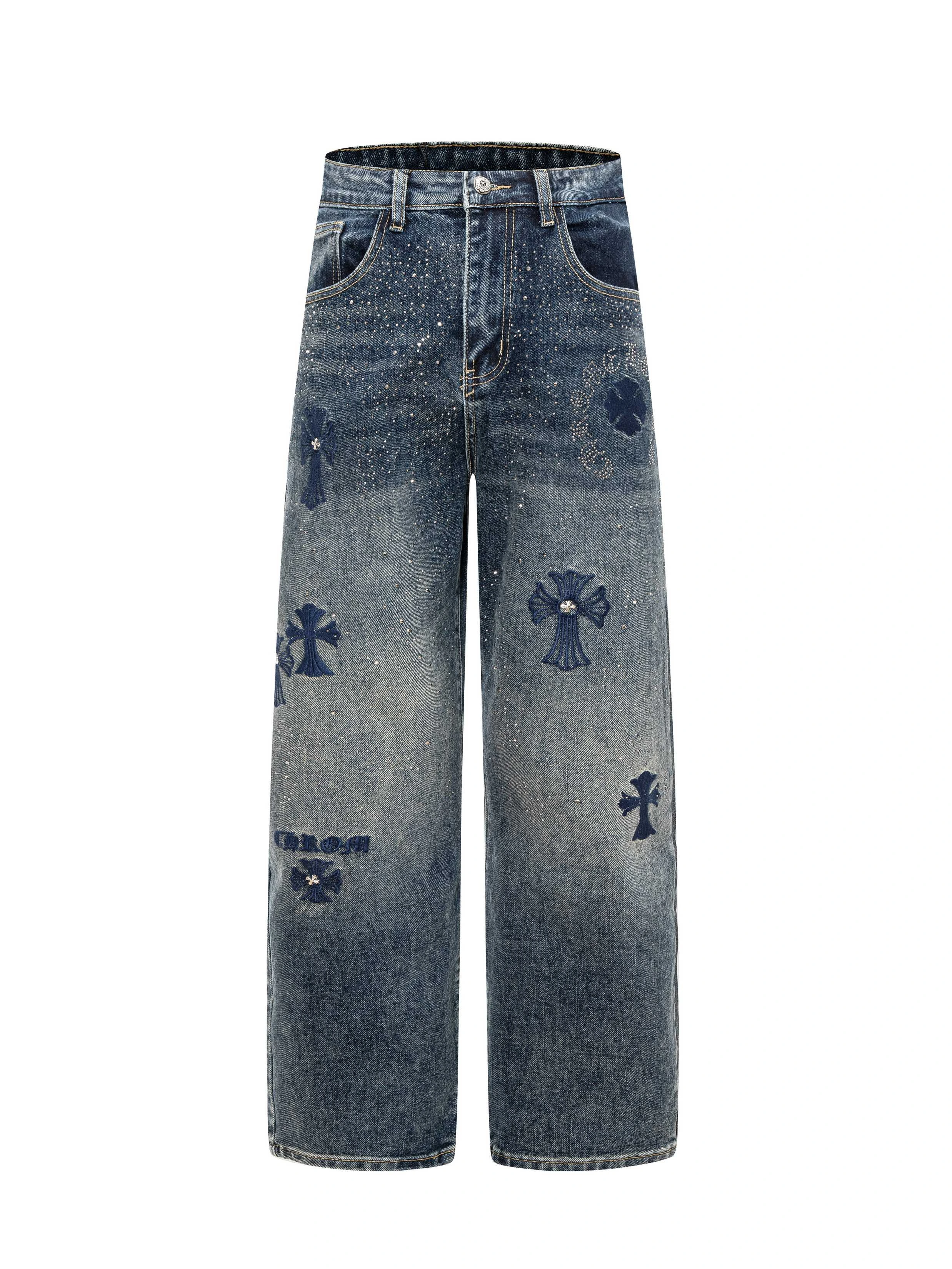Chrome Hearts(クロムハーツ) デニムパンツ。シーズン/対象:2026・春夏・メンズ。素材:デニム。仕様:刺繍・ウォッシュ加工・通気性・ストレッチ・ロゴ。サイズ:29-38
