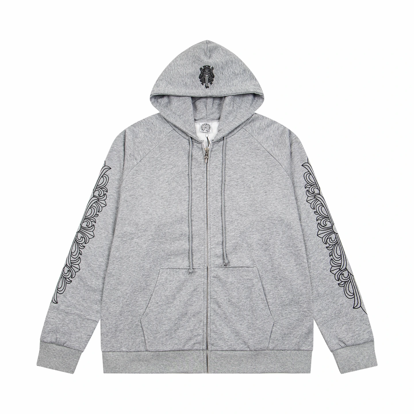 Chrome Hearts(クロムハーツ) アウター。素材:コットン・ワッフル。仕様:プリント・ウォッシュ加工・ジップ。サイズ:S/M/L。ポイント:オリジナル仕様