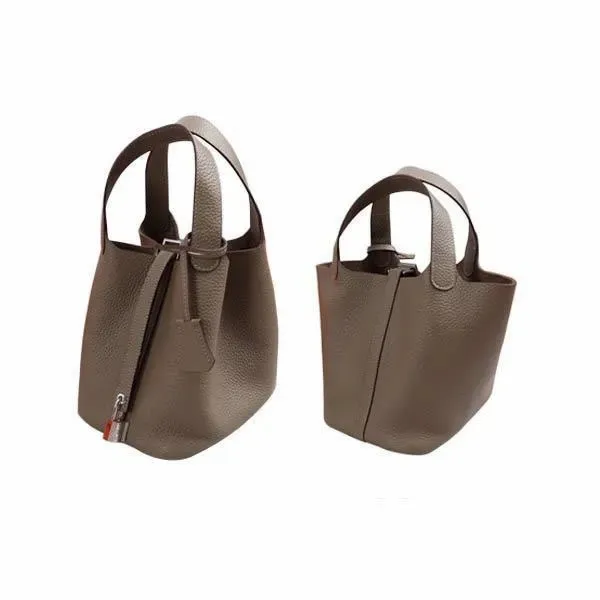 🌹【Hermes】限定30個!ひなたまりん様ちぴたん様ご愛用★(エルメス) ピコタン ハンドバッグ シルバー金具 10色