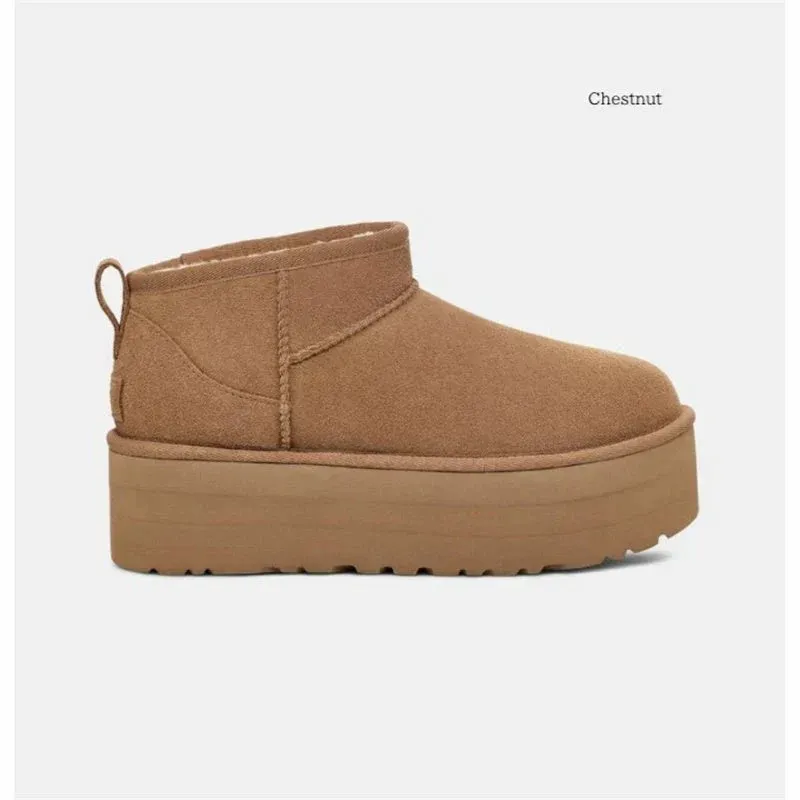 🔥2023秋冬シーズンに登場！❤渡辺直美同項！UGG CLASSIC ULTRA MINI PLATFORM✨ 履き心地の良さとスタイルアップ効果を実現！