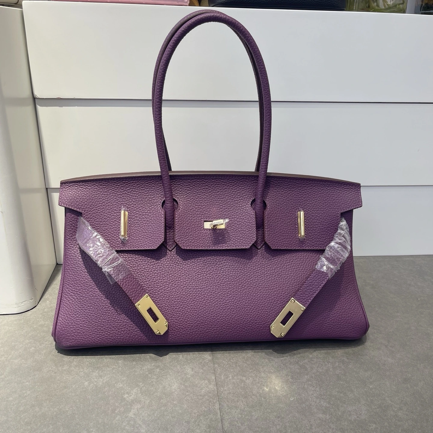横型プラチナ TC42CM、アネモネパープル