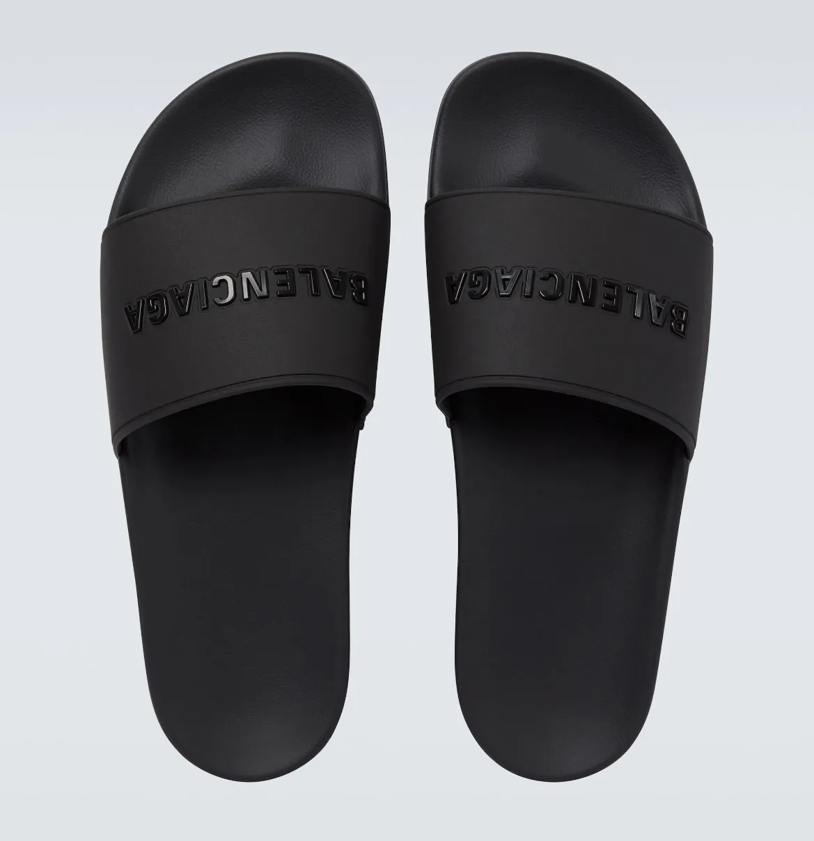 BALENCIAGA ロゴ ラバー サンダル 人気
