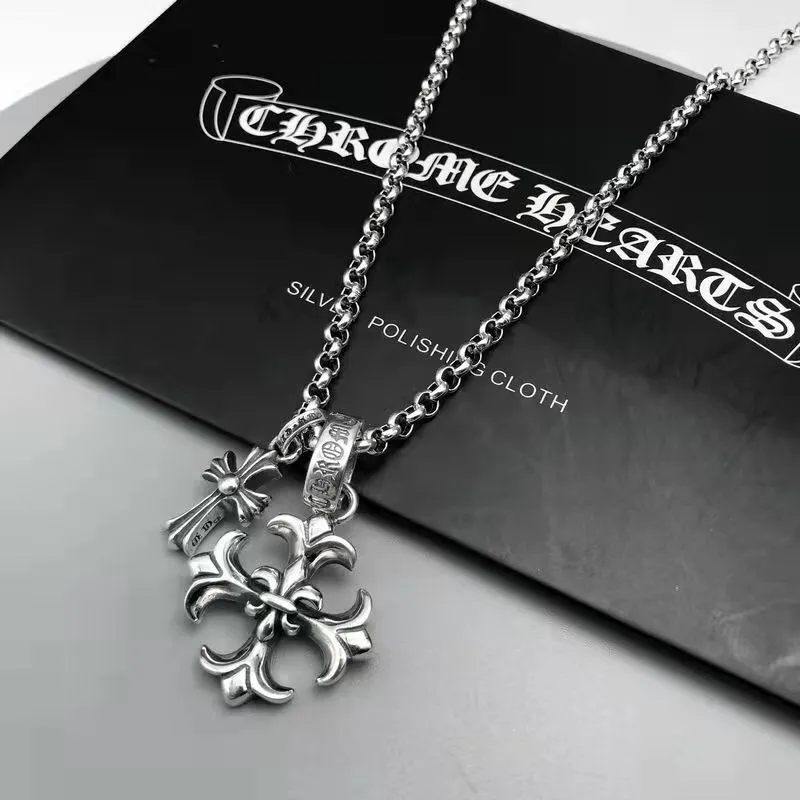 Chrome Hearts クロムハーツ クロスネックレス 55cm