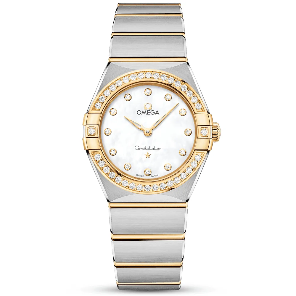 Constellation Manhattan 28mm Two-Tone Diamond Dial and Bezel Watch