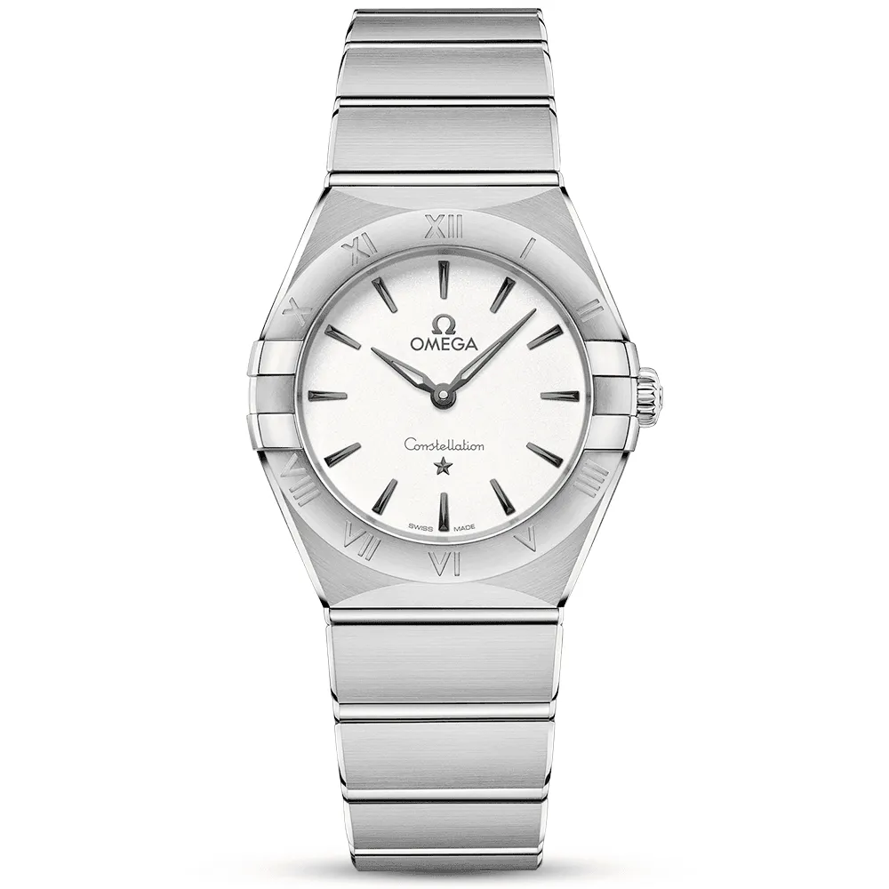 Constellation Manhattan 28mm White/Black Index Dial Ladies Watch
