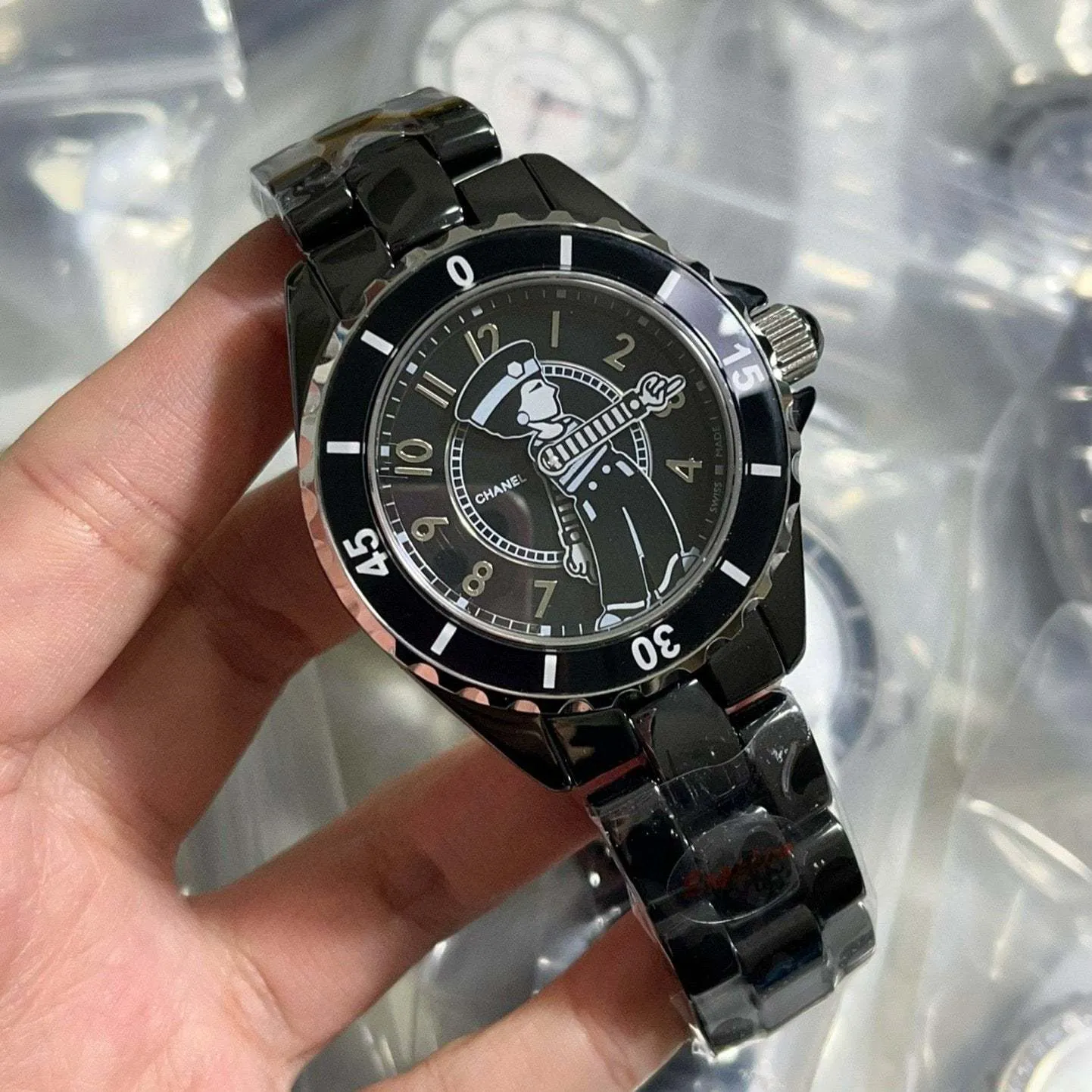 J12 38mm Mademoiselle Automatic Black Ceramic