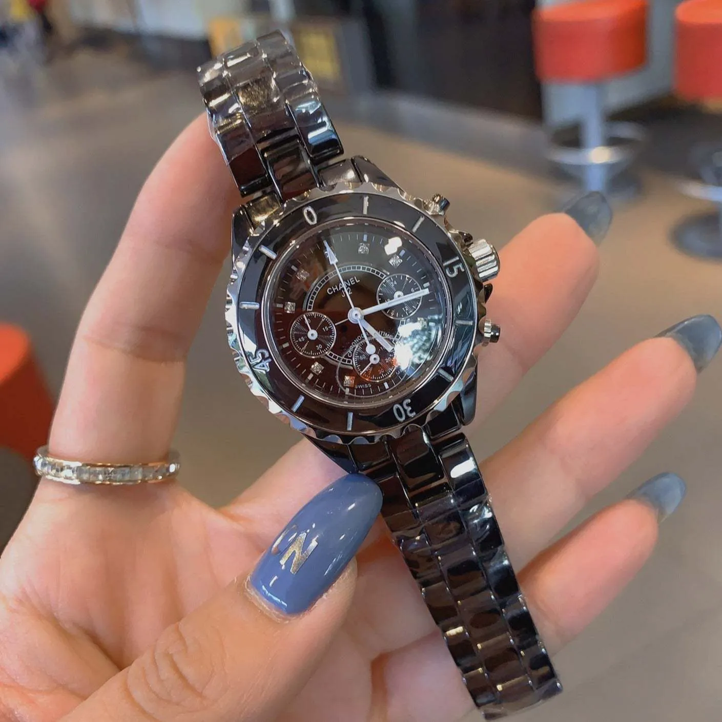 J12 BLACK CERAMIC 41MM CHRONOGRAPH