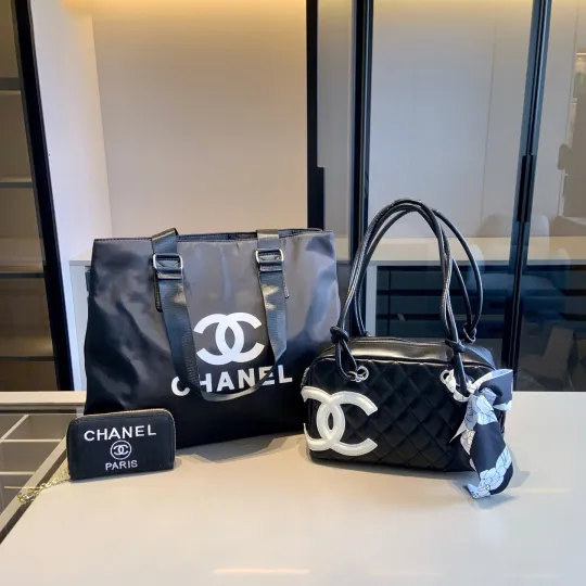 【シャネル最強 3 点セット】トート + ハンドバッグ + 財布が勢揃い!今だけ超特価!