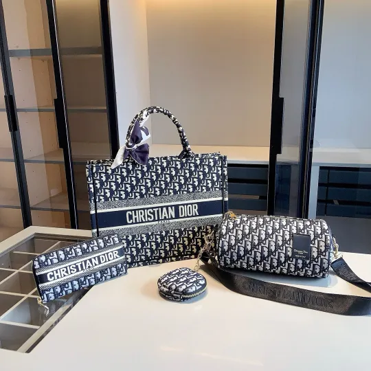 「ディオール」Dior 3 点セット トートバッグ＋ミニバッグ＋財布