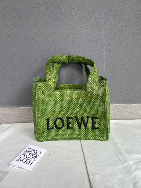 ロエベ「Loewe」Palm Series 手工酒椰纤维トートバッグ