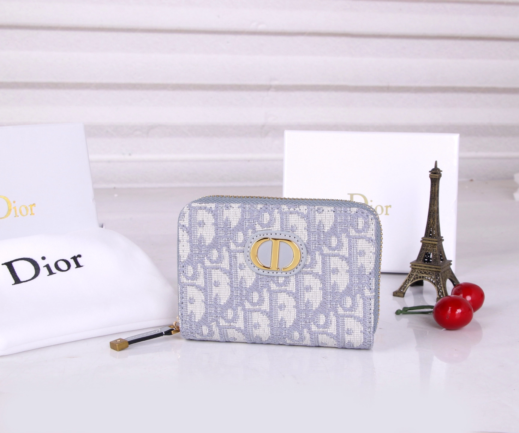 ディオール「Dior」Oblique 帆布ショートウォレット 限定デザイン