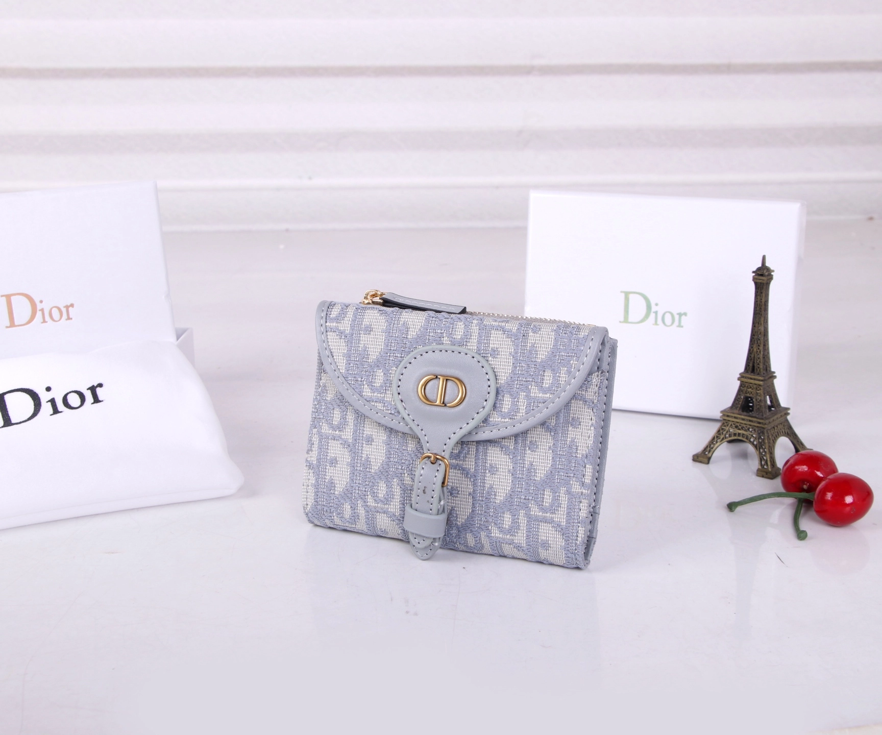 ディオール「Dior」Oblique 帆布ショートウォレット 限定デザイン