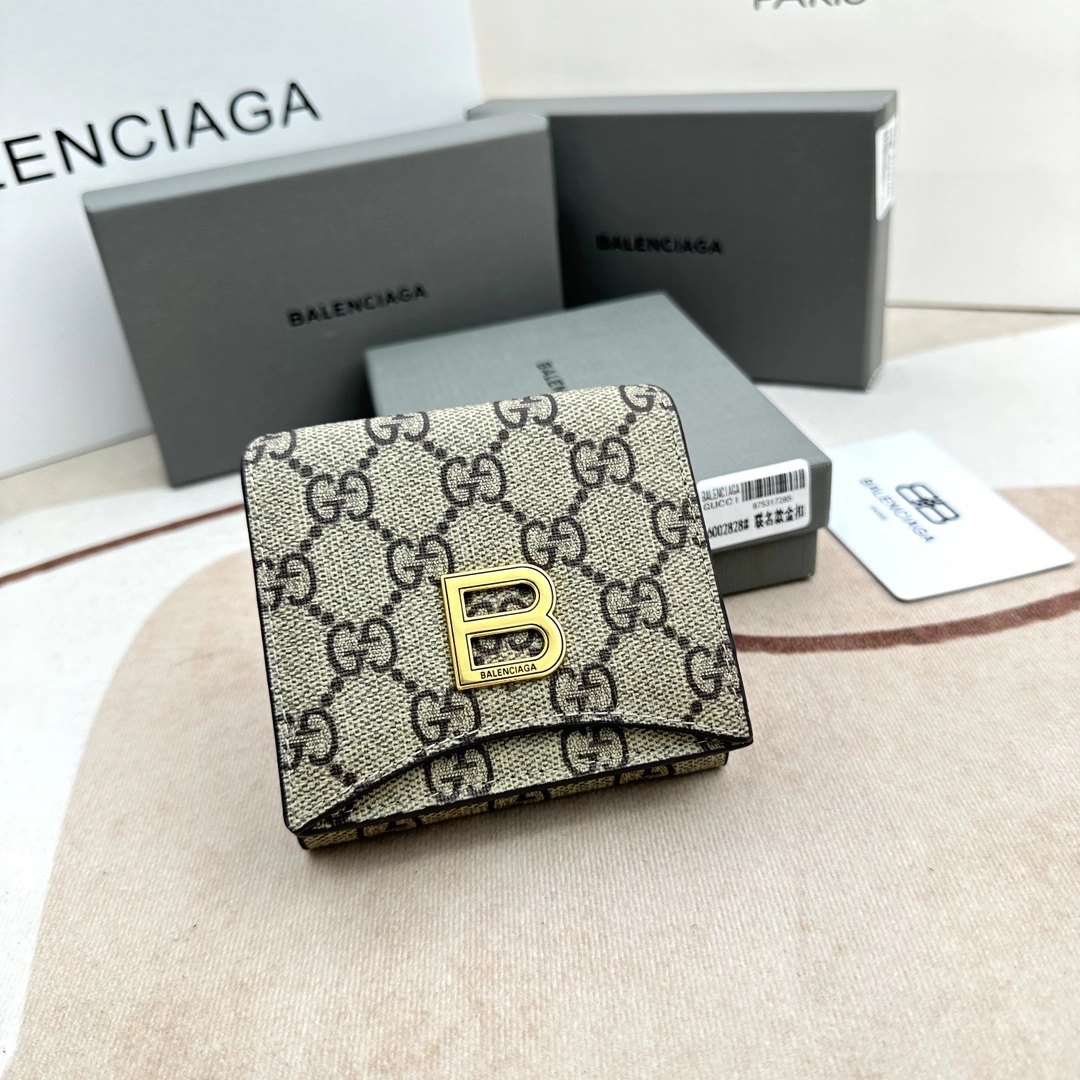 バレンシアガ Balenciaga & Gucci コラボレーション クラシックウォレット 財布