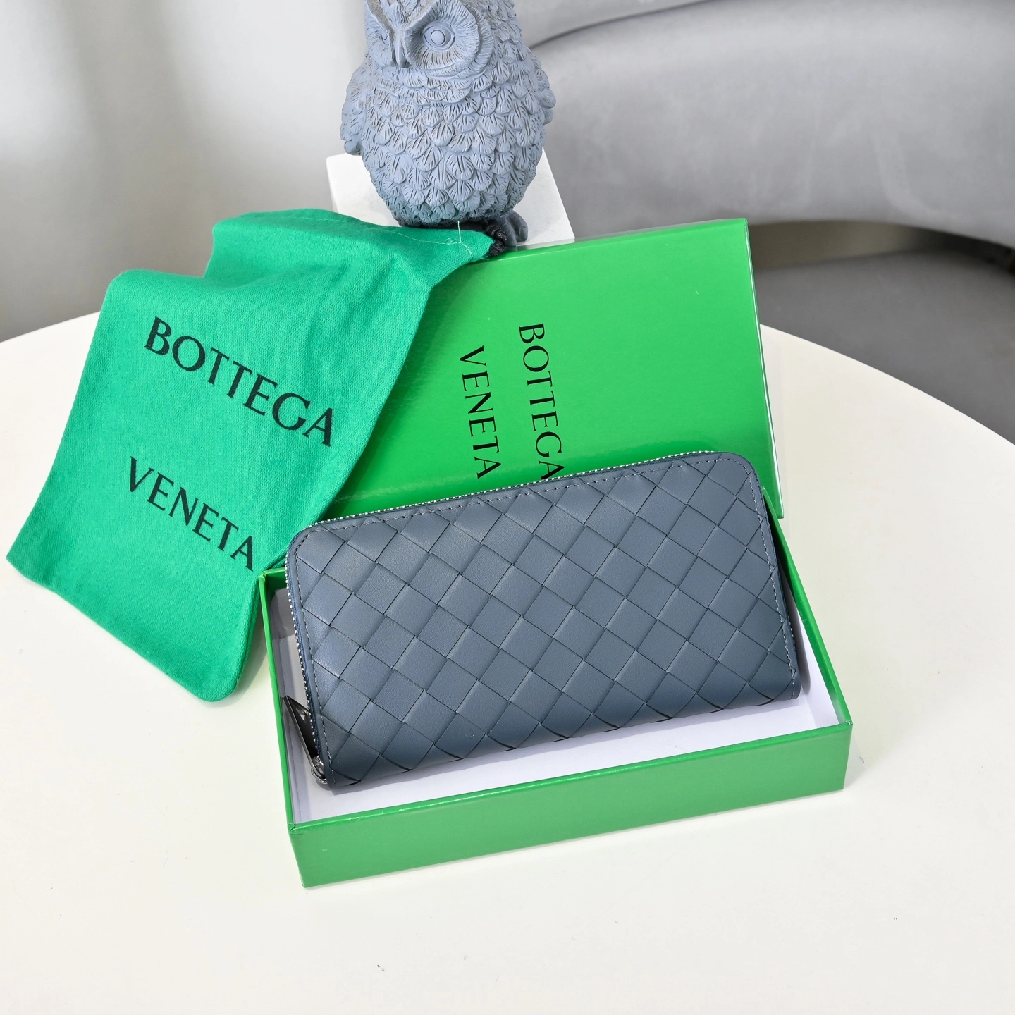 ボッテガ?ヴェネタ「Bottega Veneta」 カセット ロングウォレット