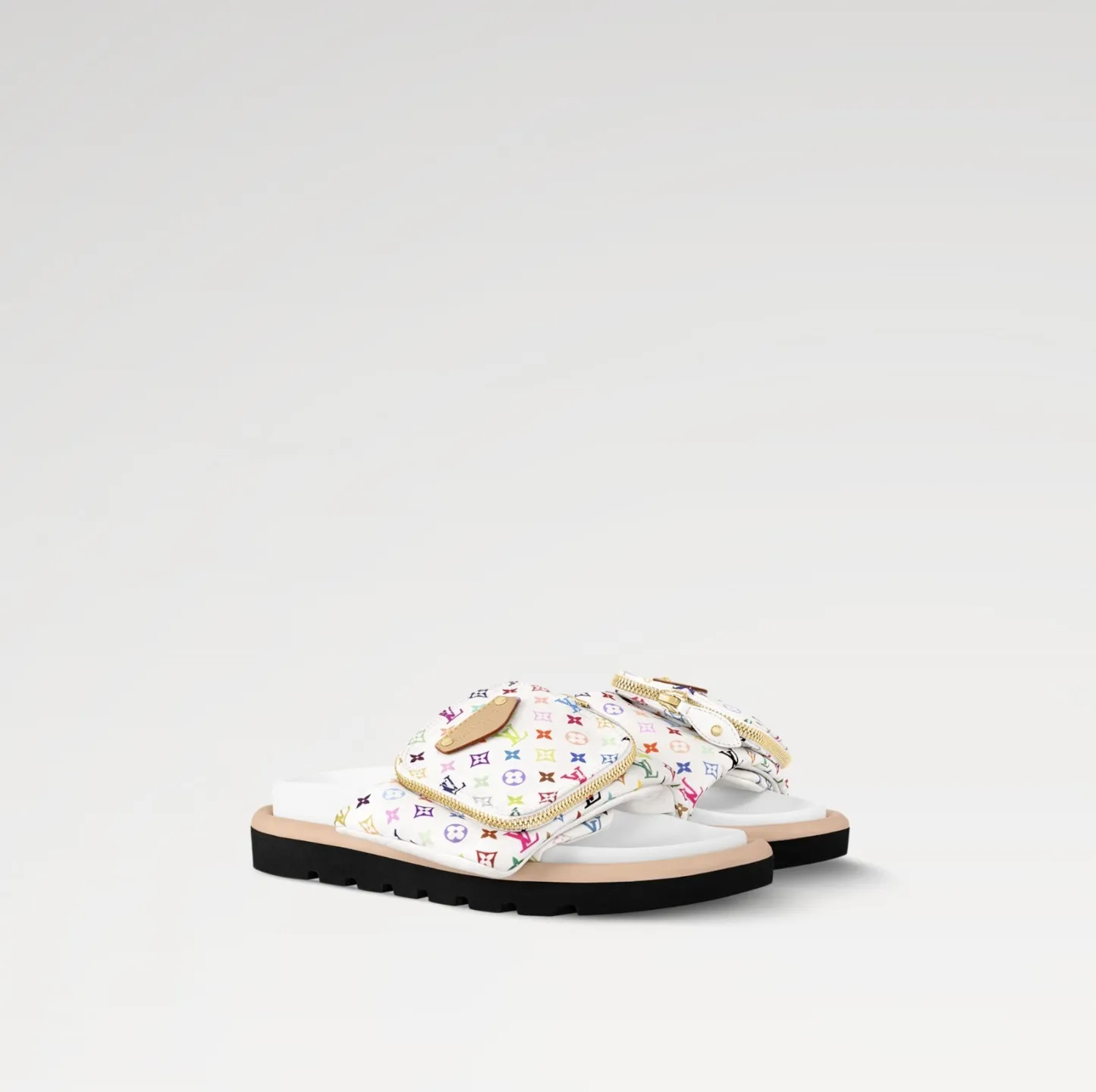 *村上隆コラボ【Louis Vuitton】LV × TM プールピロー ミュール