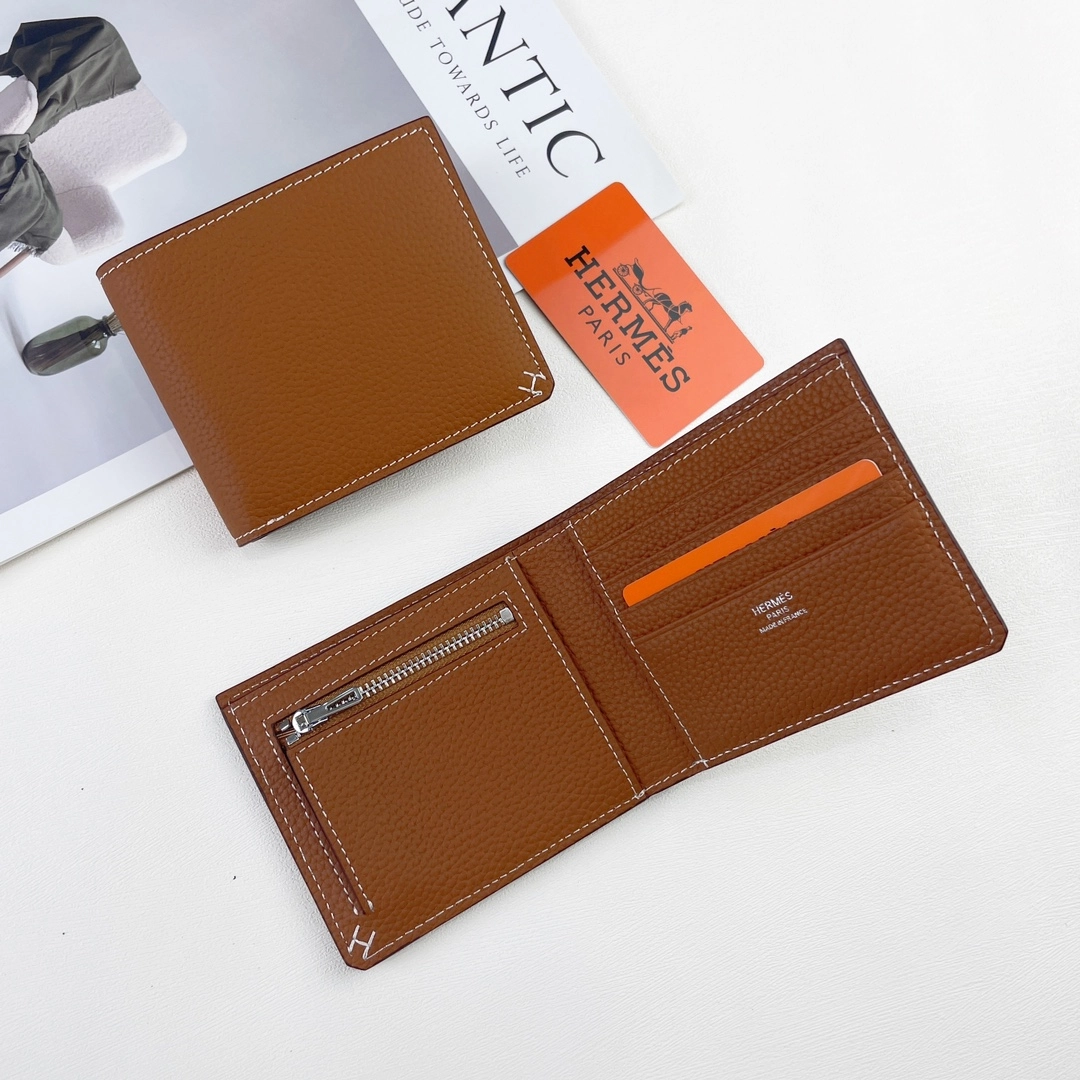 【厳選新入荷】エルメス H Sellier クラシック二つ折り短財布「ラグジュアリー普段携帯ウォレット」