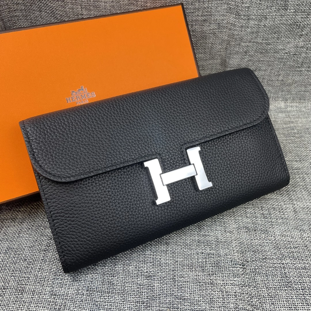 【新入荷】エルメス Constance H 金具レザー財布「名シリーズ定番ウォレット」