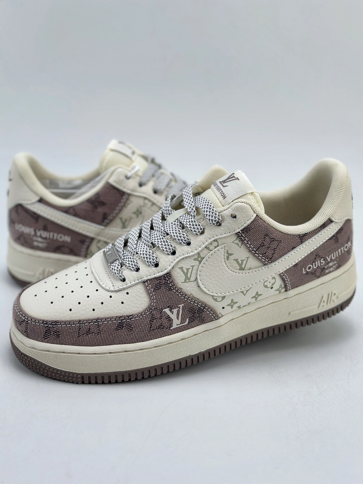 ルイ・ヴィトン x ナイキ Air Force 1 Low 限定クラシック ローカットコラボトレンドスニーカー「LV Nike」