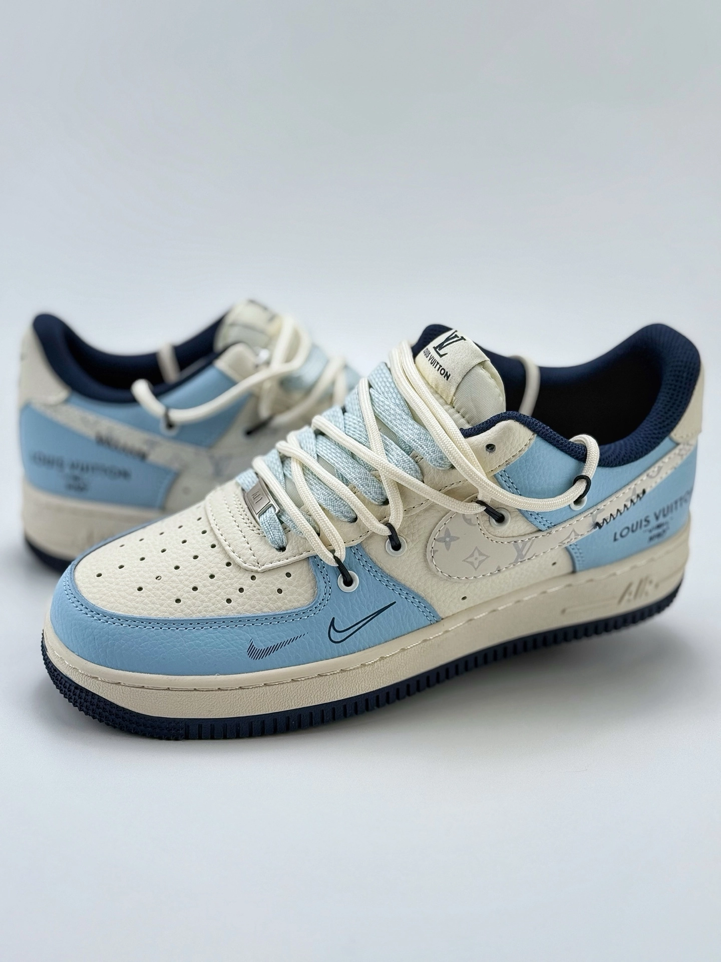 ルイ・ヴィトン x ナイキ Air Force 1 Low 限定クラシック ローカットコラボトレンドスニーカー「LV Nike」