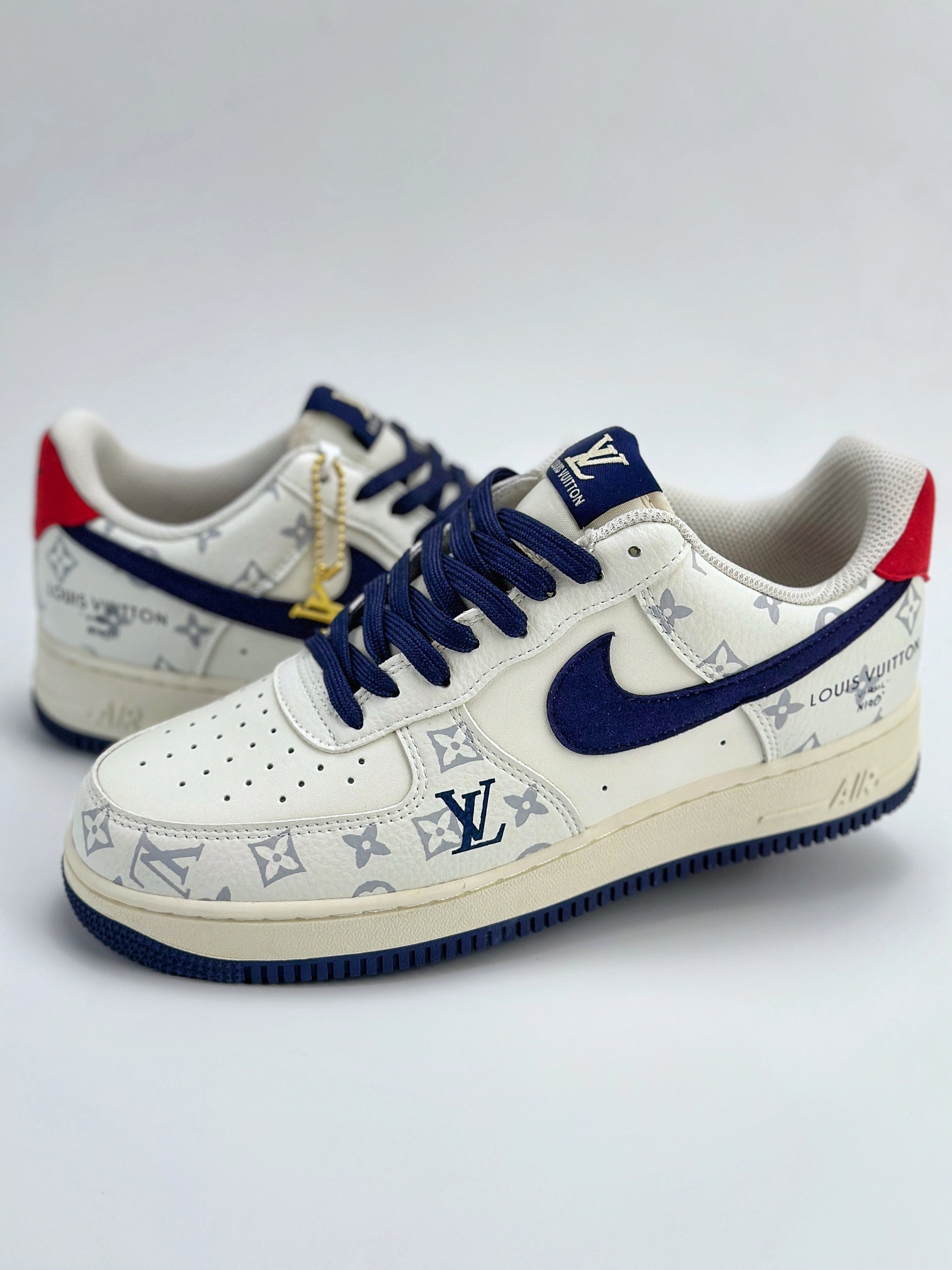 ルイ・ヴィトン x ナイキ Air Force 1 Low 限定クラシック ローカットコラボトレンドスニーカー「LV Nike」