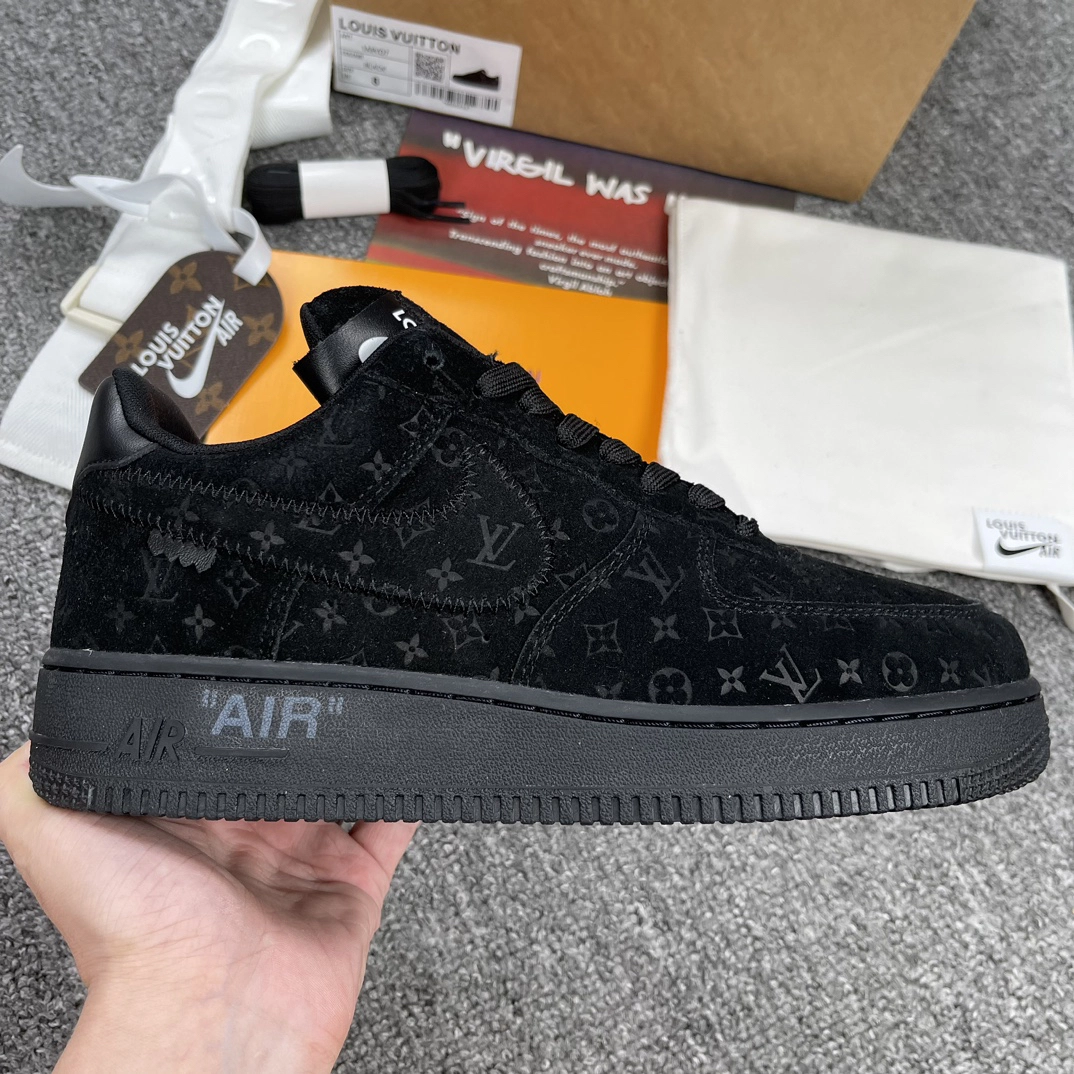 ルイ・ヴィトン x ナイキ Air Force 1 Low 限定クラシック ローカットコラボトレンドスニーカー「LV Nike」