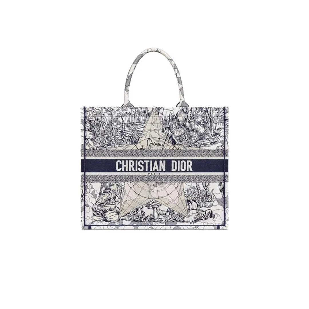 【Dior】セレブ芸能人御用達・国内発 BOOK TOTE Dior Around the World バッグ