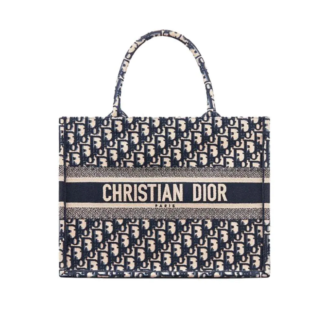 【Dior】BOOK TOTE BAG 新木優子同項 セレブ芸能人御用達・国内発 Diorキャンバスブックトートバッグ