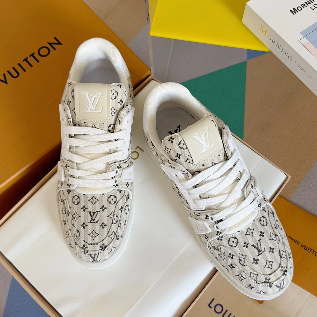 ルイ・ヴィトン「LV Trainer」クラシックシリーズ ファッショントレンドカジュアルスニーカー