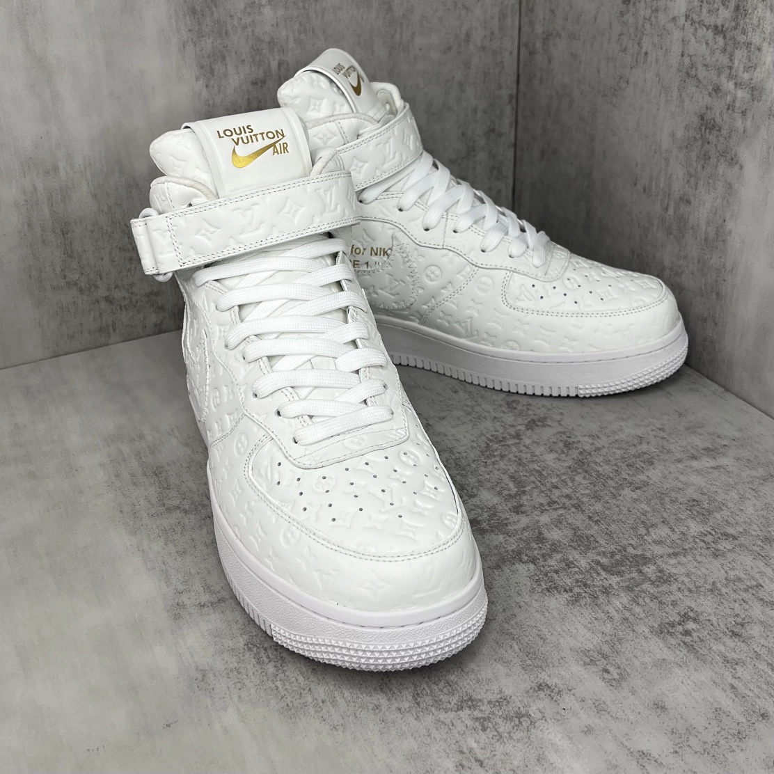ルイ・ヴィトン x ナイキ Air Force 1 Low 限定クラシック ローカットコラボトレンドスニーカー「LV Nike」