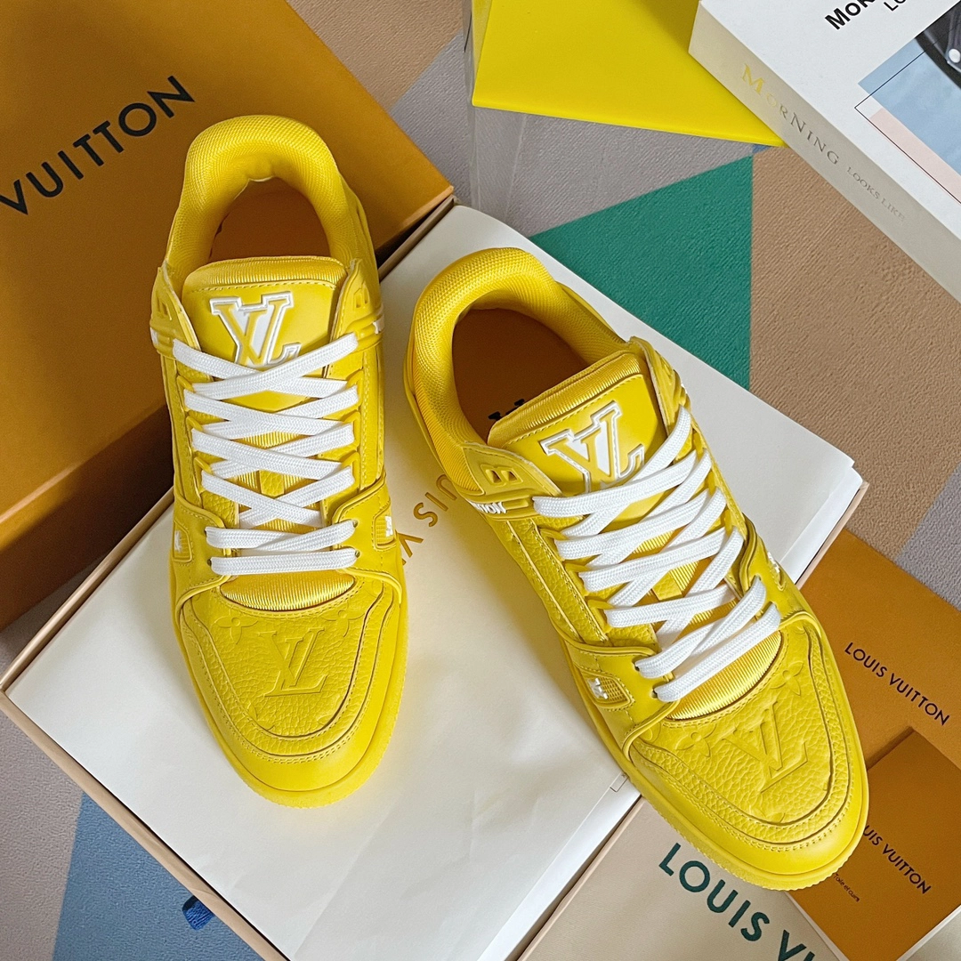 ルイ・ヴィトン「LV Trainer」クラシックシリーズ ファッショントレンドカジュアルスニーカー