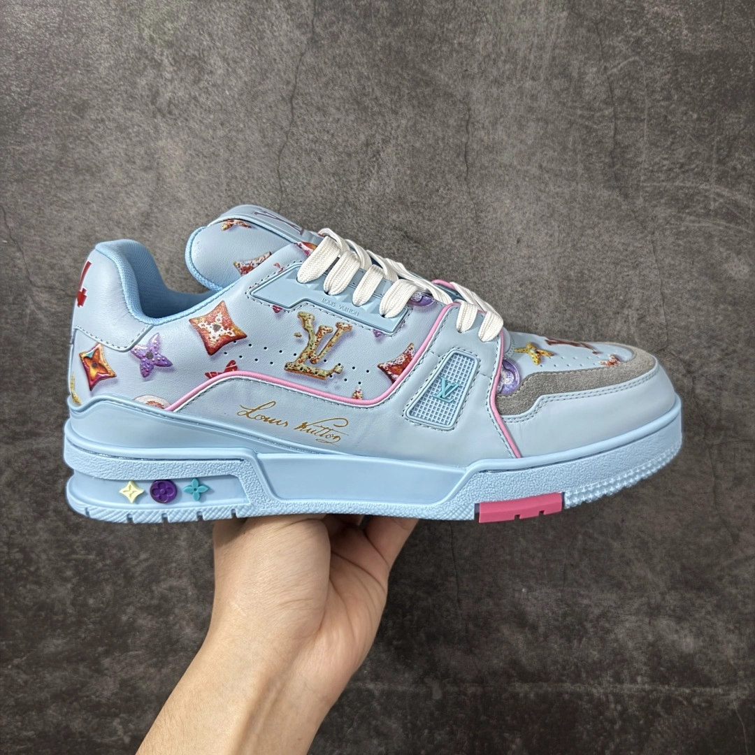 ルイ・ヴィトン「LV Trainer」クラシックシリーズ ファッショントレンドカジュアルスニーカー
