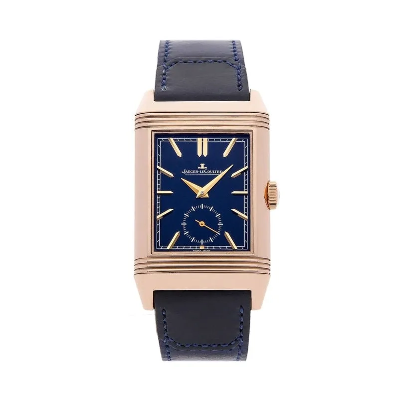 ジャガー ルクルト「Jaeger-LeCoultre」Reverso Tribute Duoface 両面デュアルタイムフリップウォッチ40MM