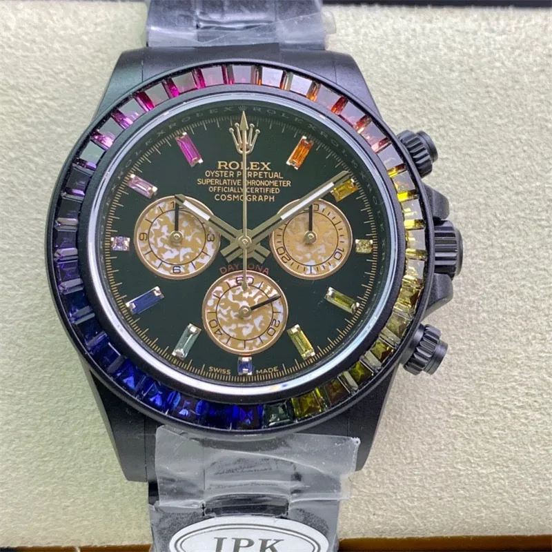 ロレックス「Rolex」コスモグラフ デイトナ レインボー メカニカル ウォッチ 40MM