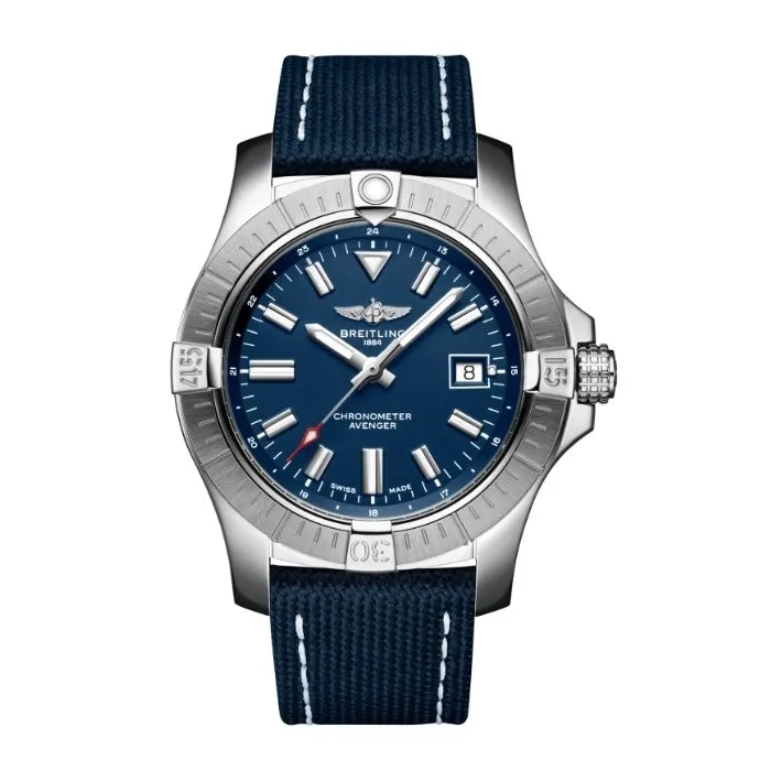ブライトリング「Breitling」アベンジャー デュアルタイム オートマティック メンズウォッチ 43MM
