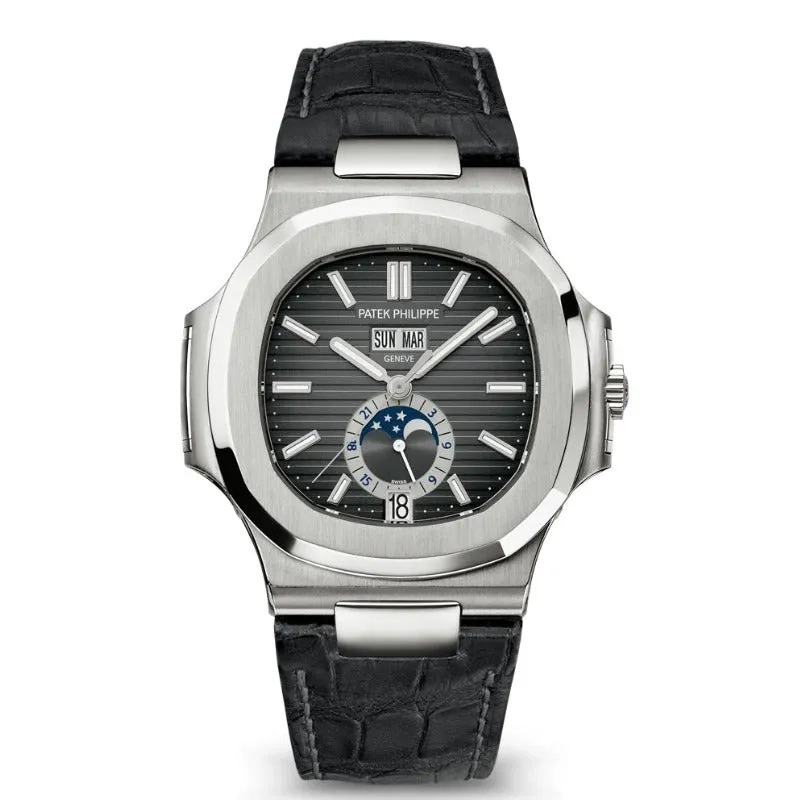 パテック フィリップ「Patek Philippe」Nautilus 5726 年次カレンダー腕時計41MM