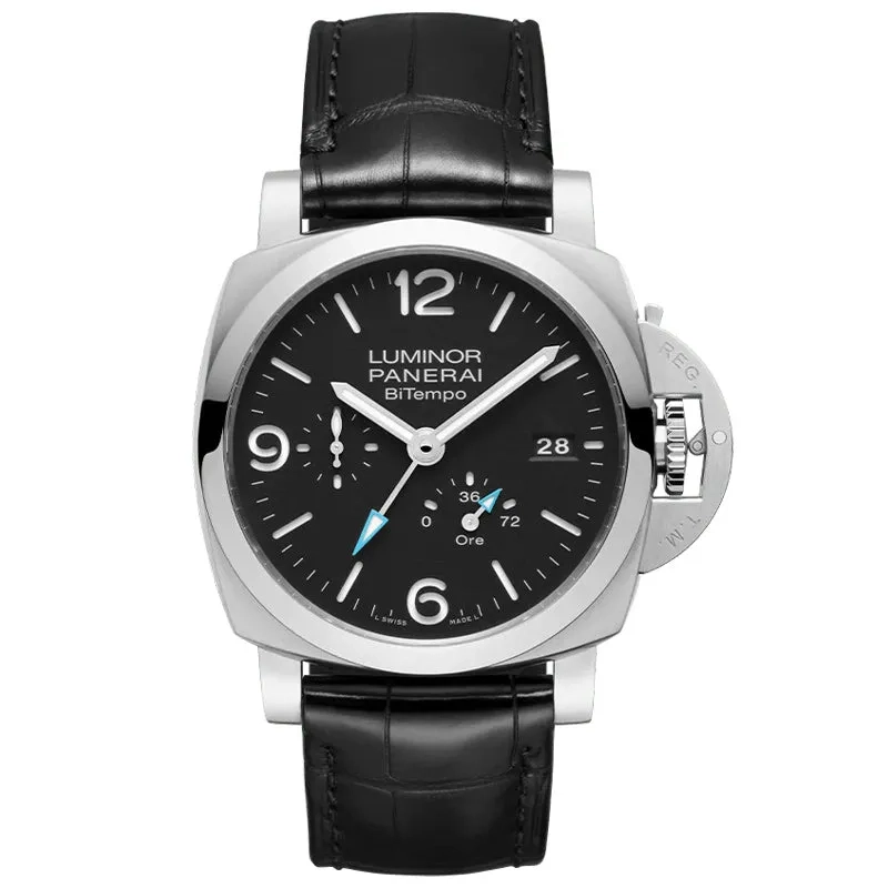 パネライ「Panerai」 Luminor Quaranta BiTempo クロノグラフ腕時計40MM