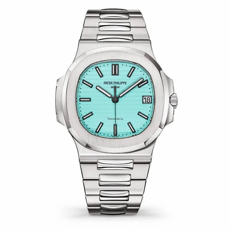 パテック フィリップ「Patek Philippe」x ティファニー「Tiffany & Co.」 ティファニーブルー メンズウォッチ40MM