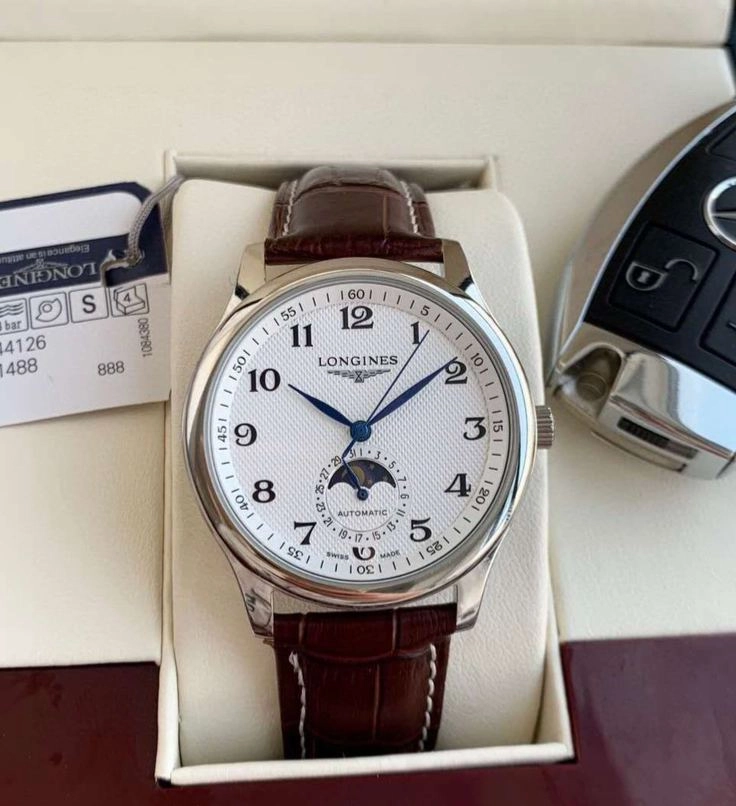 ロンジン「Longines」マスターコレクション ムーンフェイズ メンズウォッチ40MM