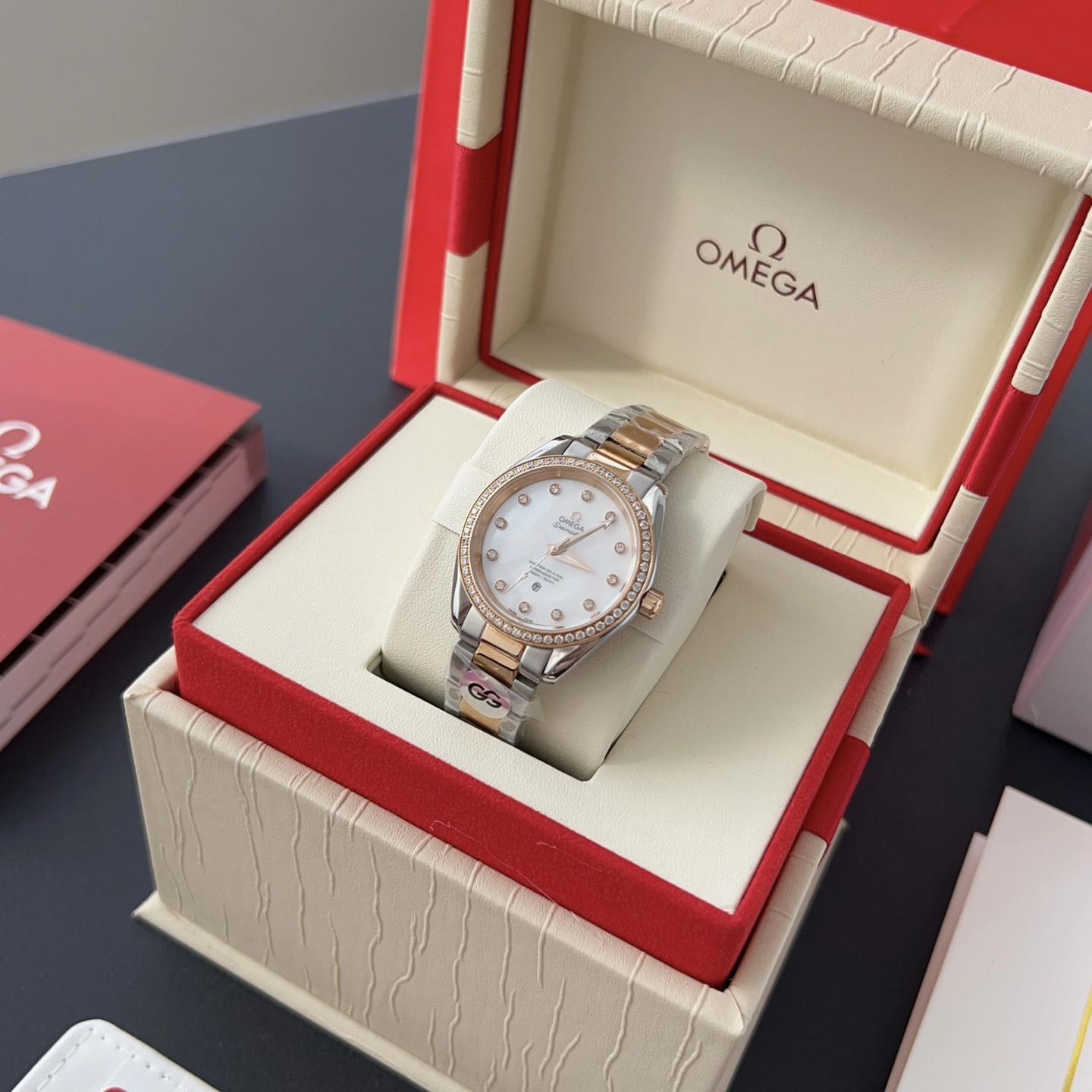 オメガ「Omega」アクアテラ 34mm マスタークロノメーター