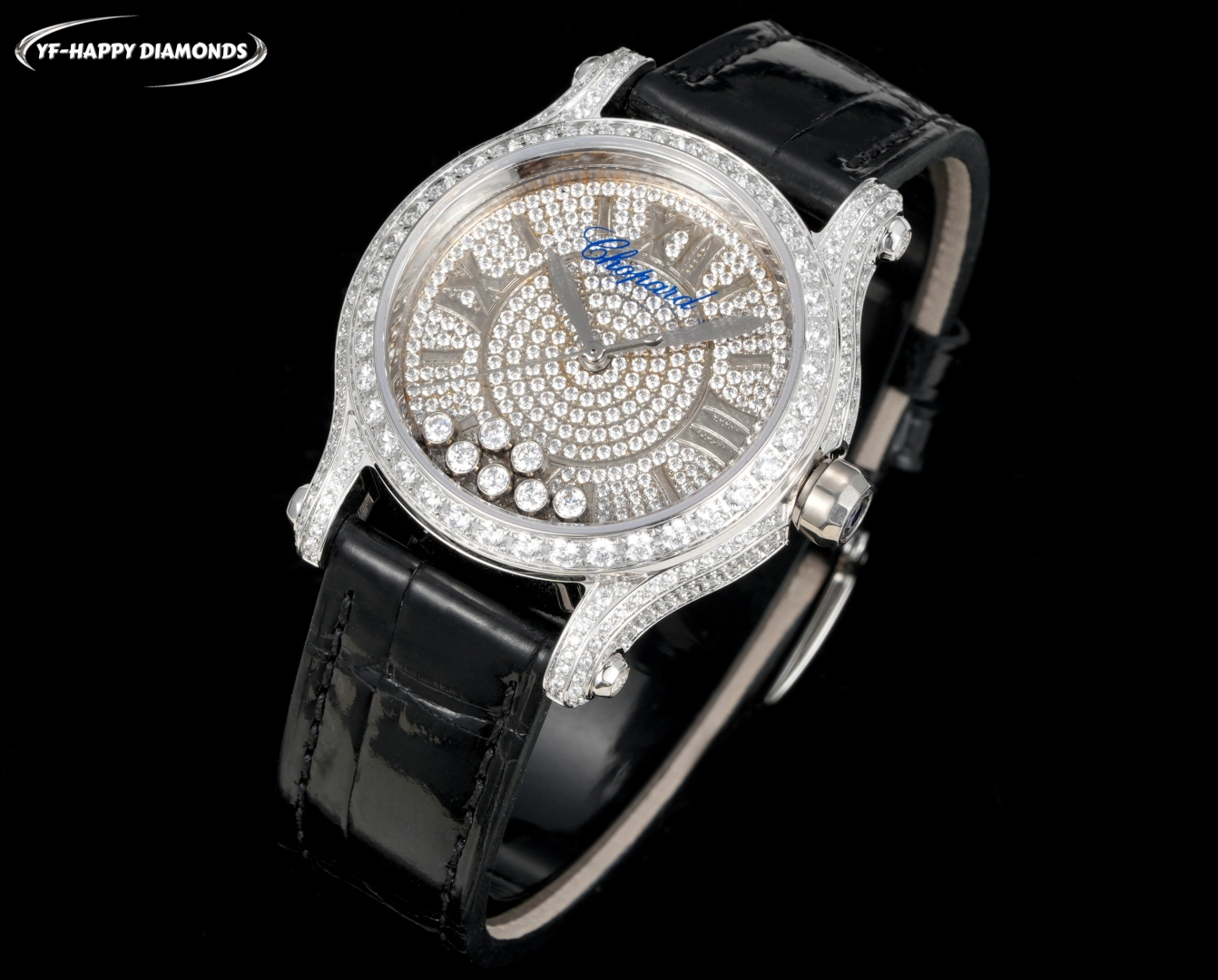 ショパール「Chopard」ハッピーダイヤモンド レインボーレディース ジュエリーウォッチ36mm