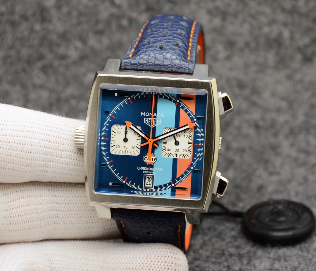タグ・ホイヤー「TAG Heuer」カレラ クォーツ メンズウォッチ 40mm