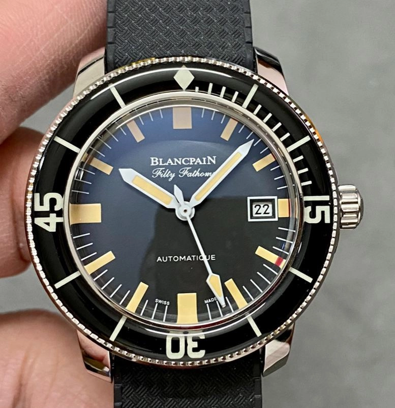 ブランパン「Blancpain」フィフティ・ファゾム バラクーダ自動巻きダイバーズウォッチ40.3mm