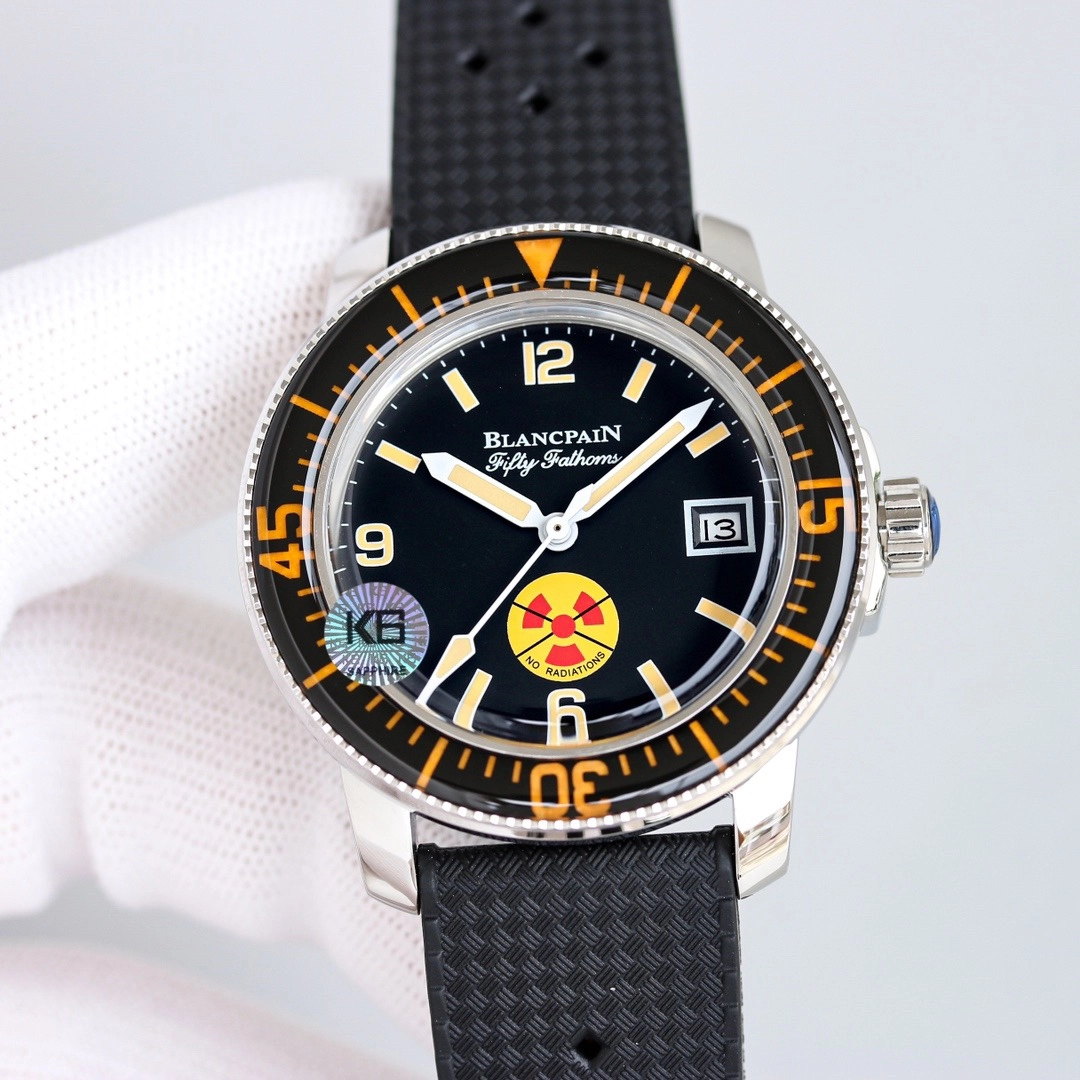 ブランパン「Blancpain」フィフティ・ファゾム バラクーダ自動巻きダイバーズウォッチ40.3mm