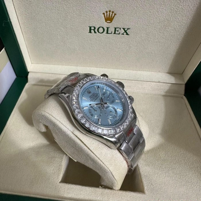ロレックス「Rolex」コスモグラフ デイトナ アイスブルーダイヤル 腕時計 40mm