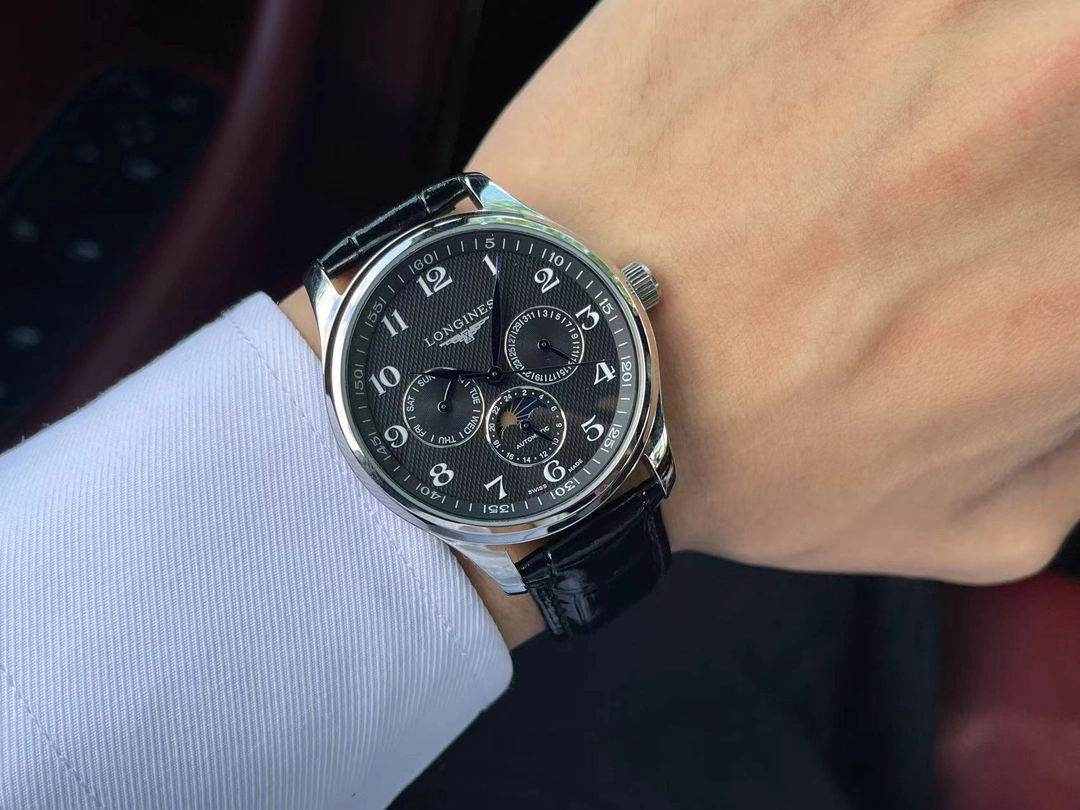 ロンジン「Longines」マスターコレクション マルチファンクション クロノグラフ メンズウォッチ 40mm