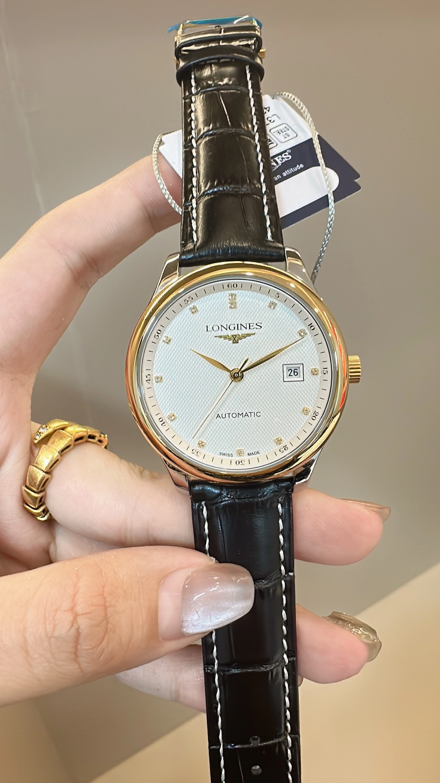 ロンジン「Longines」マスターコレクション メンズ メカニカルウォッチ 40mm