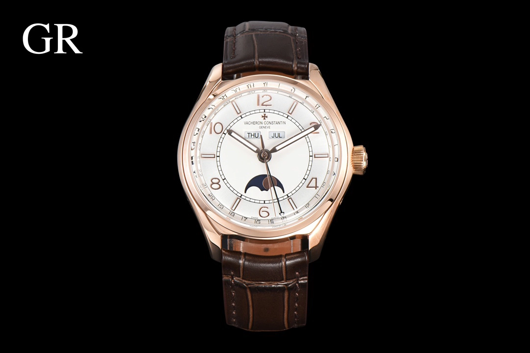 ヴァシュロン・コンスタンタン「Vacheron Constantin」フィフティシックス 全日歴ムーンフェーズ 自動巻き 腕時計 40mm