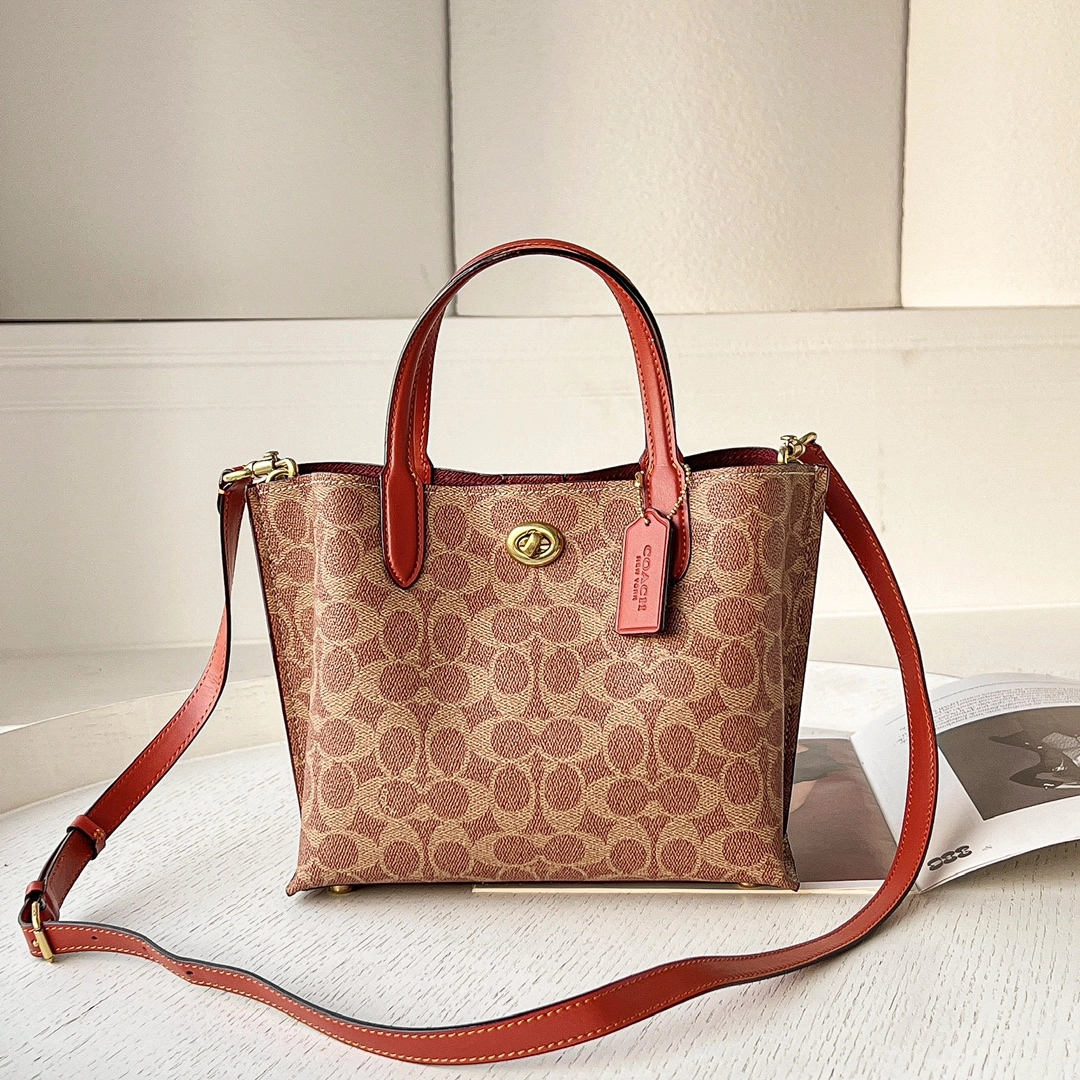 コーチ「Coach」 Willow Tote 24 シリーズ レディース ミニトートバッグ