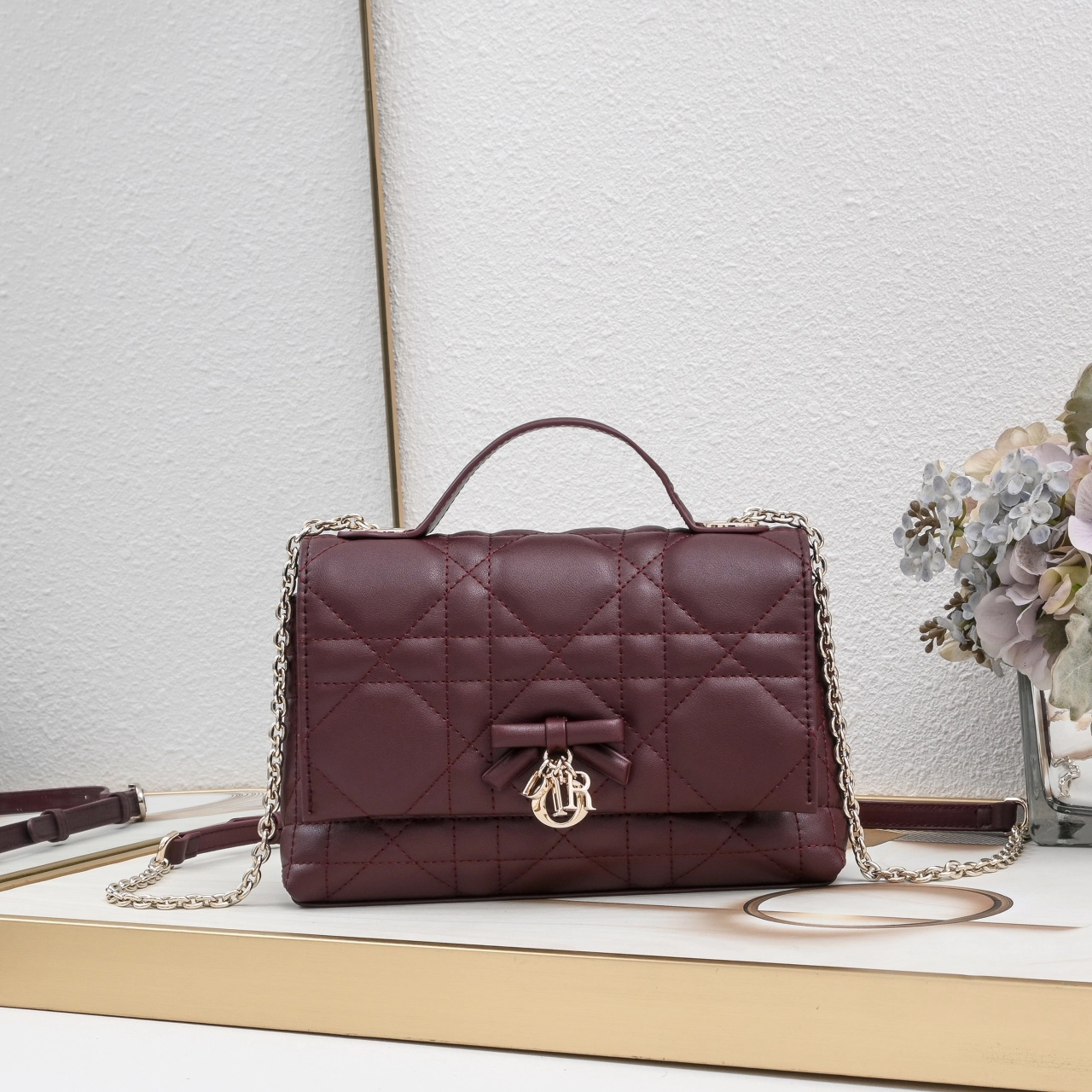 【大人気逸品】 ディオール トップハンドル チェーンバッグ「Top Handle」