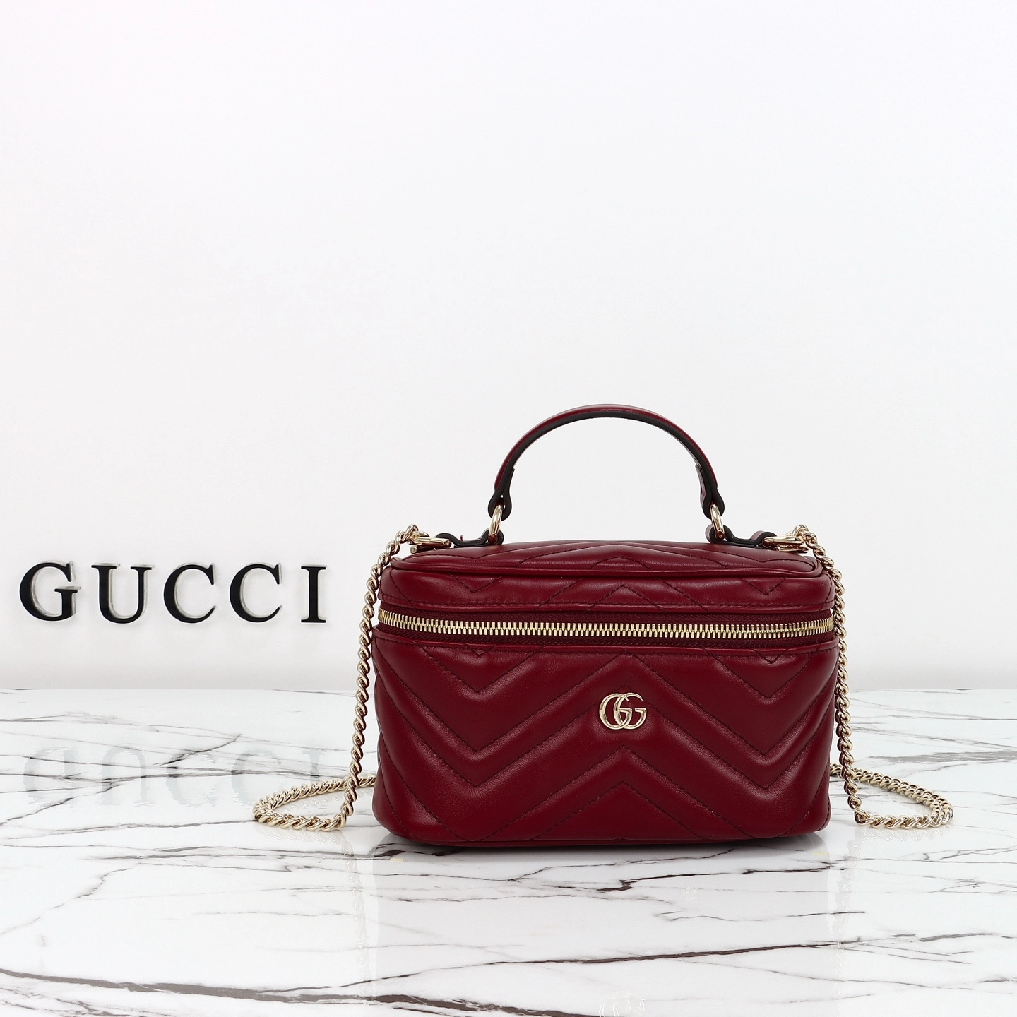 グッチ〔GGマーモント〕スモール トートバッグ「GG Marmont Bag」
